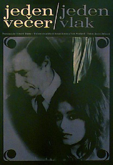 Un soir, un train Original 1968 Czech A1 Movie Poster