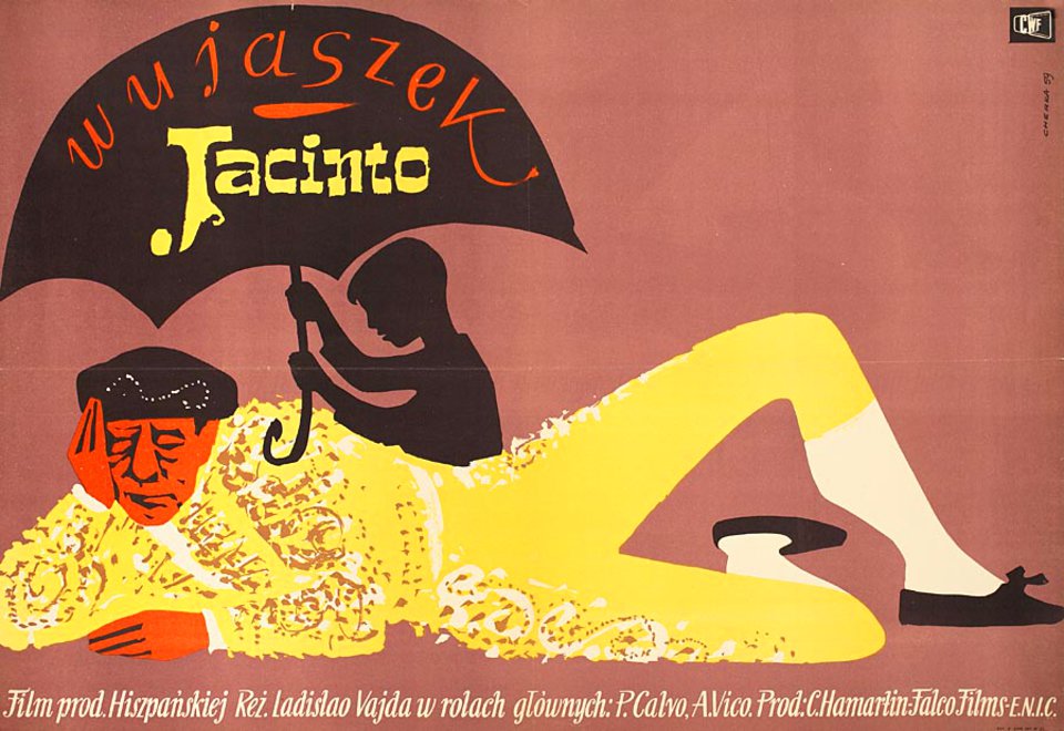 Uncle Hyacynth Original 1959 Polish A1 Movie Poster