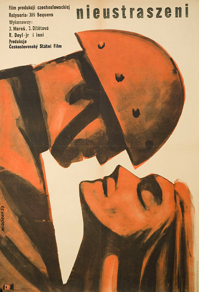 The Unconquered Original 1957 Polish A1 Movie Poster