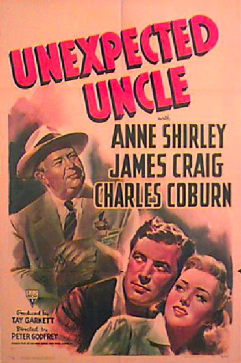 Unexpected Uncle Original 1941 U.S. One Sheet Movie Poster