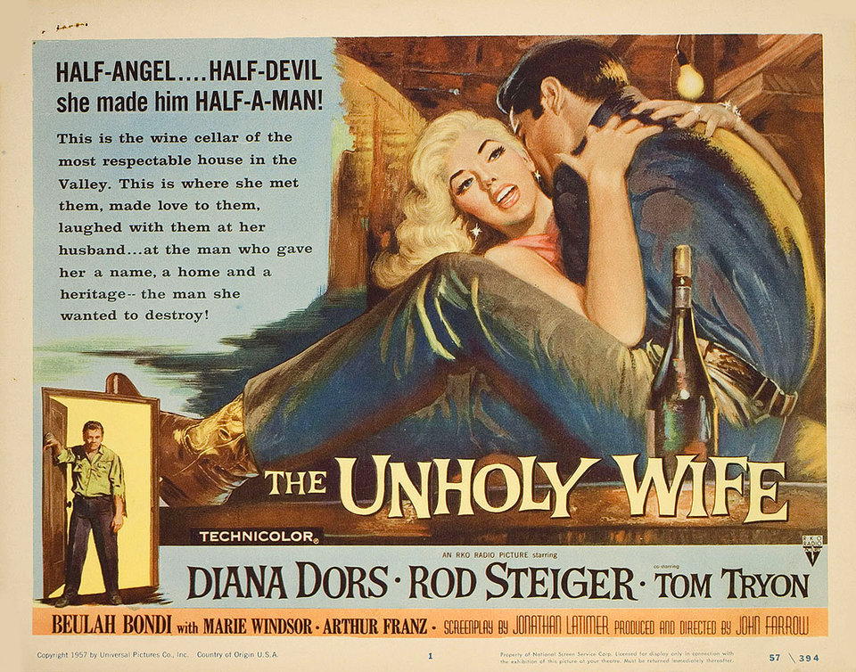The Unholy Wife Original 1957 U.S. Title Card