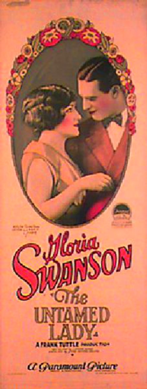 The Untamed Lady Original 1926 U.S. Insert Movie Poster