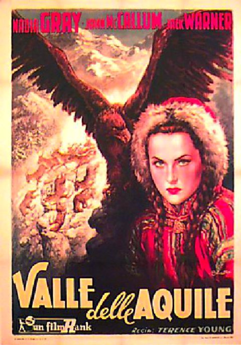 Valley of the Eagles Original 1951 Italian Due Fogli Movie Poster