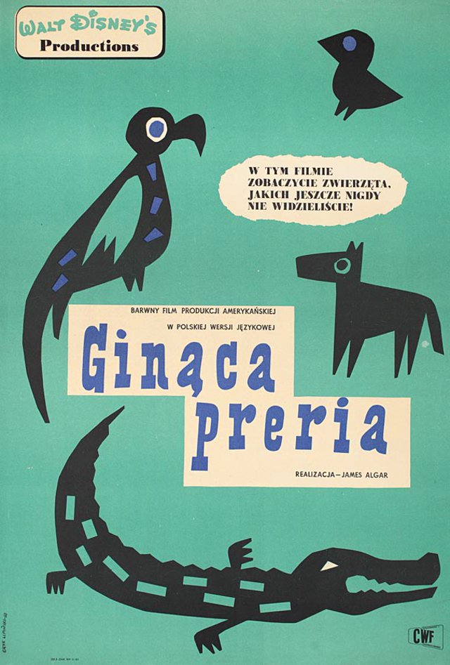 The Vanishing Prairie Original 1960 Polish A2 Movie Poster