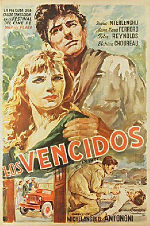 The Vanquished Original 1954 Argentine Movie Poster