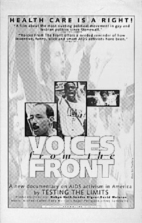 Voices from the Front 1991 U.S. One Sheet Poster
