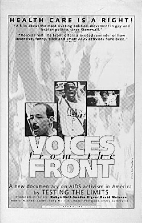 Voices from the Front Original 1991 U.S. One Sheet Movie Poster