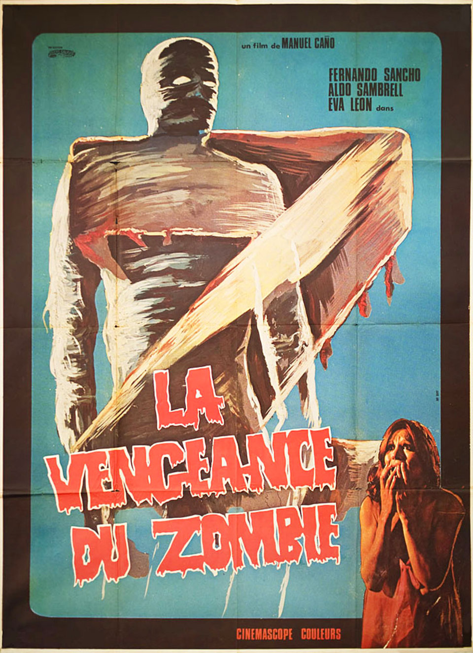 Voodoo Black Exorcist Original 1974 French Grande Movie Poster