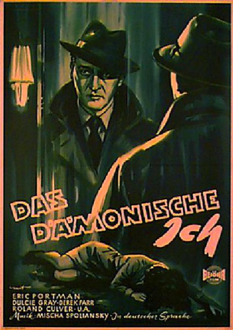 Wanted for Murder Original 1946 German A1 Movie Poster