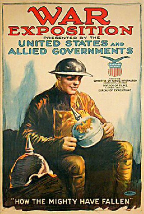 WAR EXPOSITION Original ca. 1918 U.S. One Sheet Movie Poster