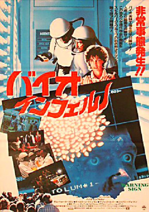 Warning Sign Original 1985 Japanese B2 Movie Poster