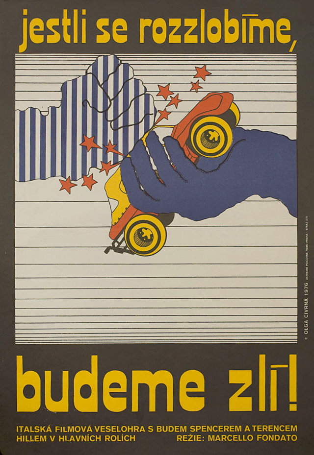 Watch Out, We're Mad Original 1976 Czech A3 Movie Poster