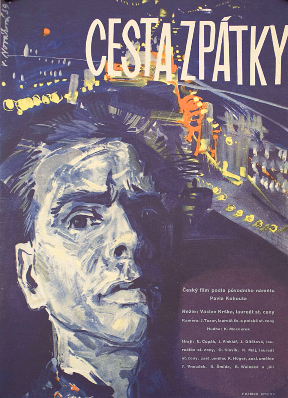 The Way Back Original 1959 Czech A3 Movie Poster Posteritati Movie 