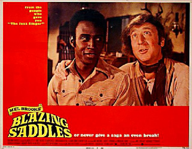 Blazing Saddles Original 1974 U.S. Scene Card