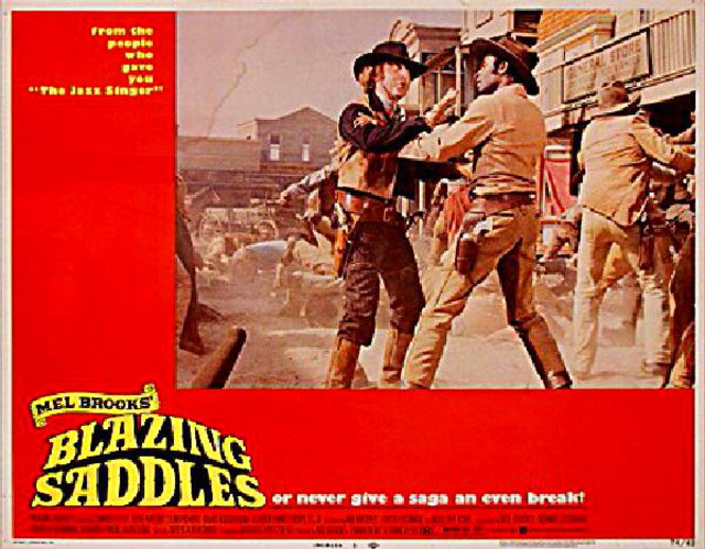 Blazing Saddles Original 1974 U.S. Scene Card