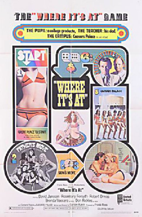 Where It's At Original 1969 U.S. One Sheet Movie Poster