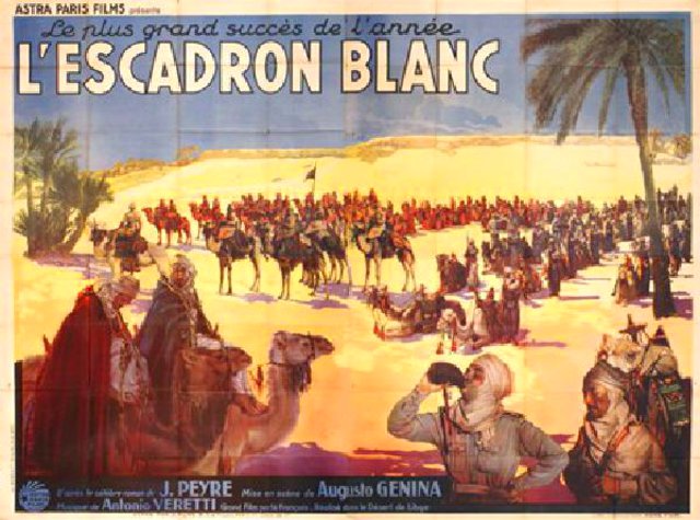 White Squadron Original 1936 French Four Panel Movie Poster