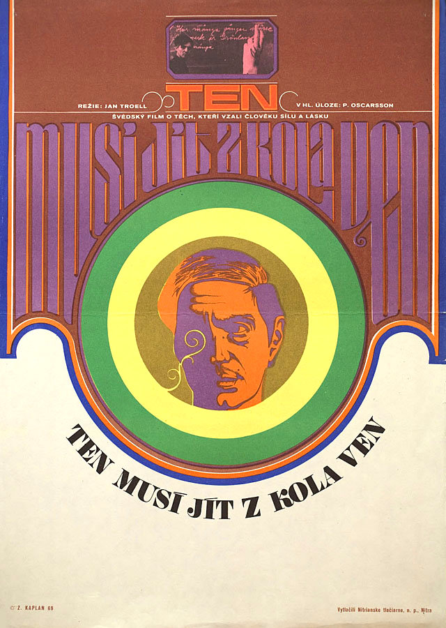 Who Saw Him Die Original 1969 Czech A3 Movie Poster