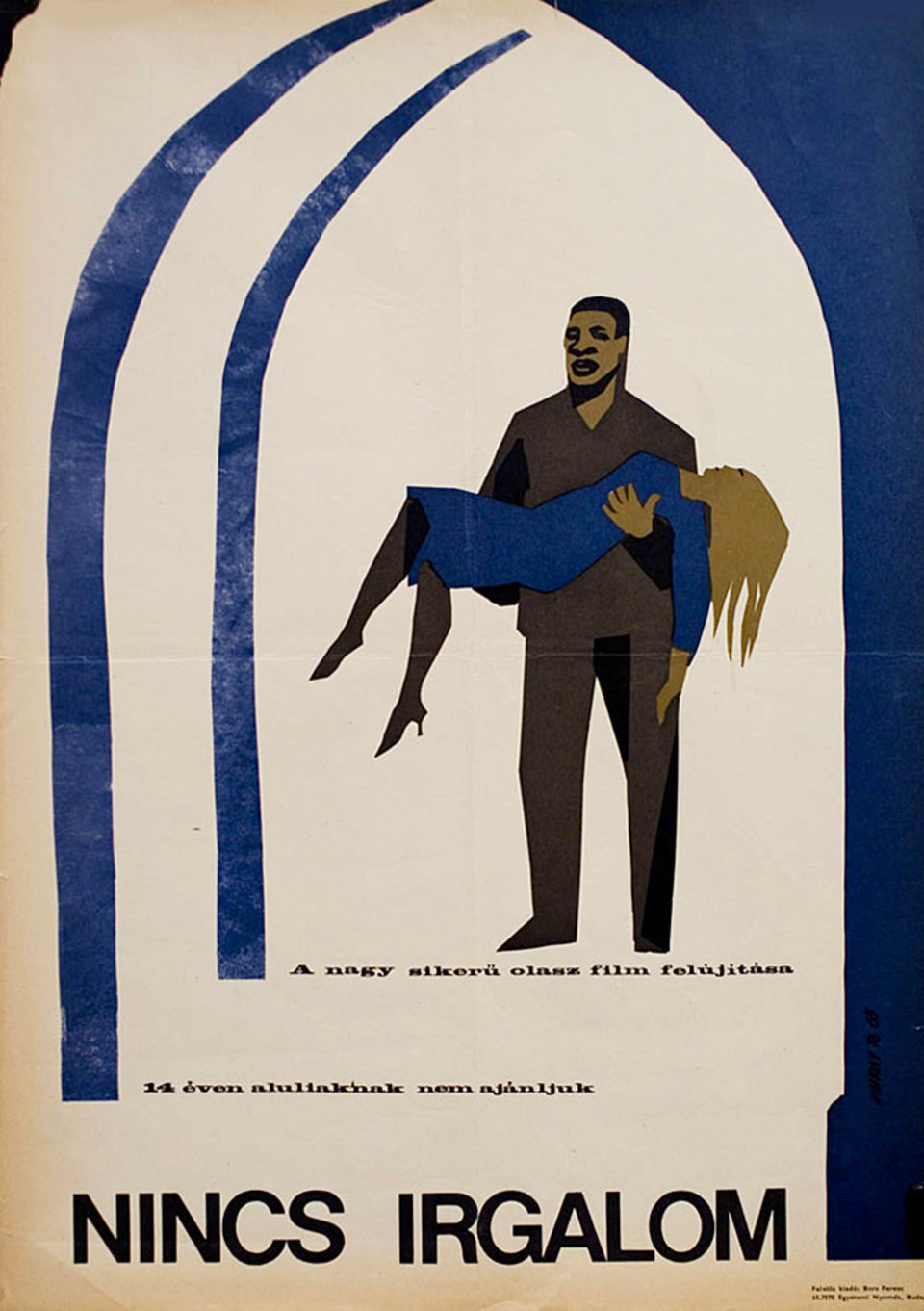 Without Pity Original 1963 Hungarian A2 Movie Poster
