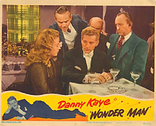 Wonder Man Original 1945 U.S. Scene Card