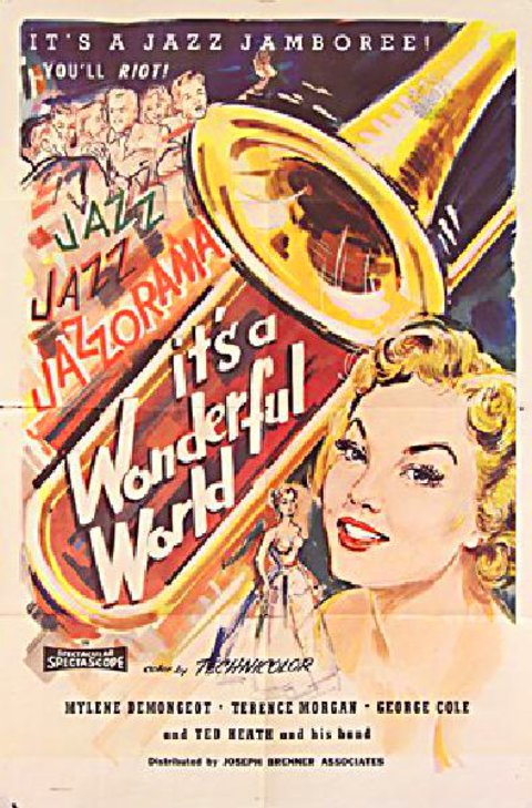 It's a Wonderful World Original 1956 U.S. One Sheet Movie Poster