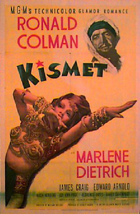 Kismet Original 1944 U.S. One Sheet Movie Poster