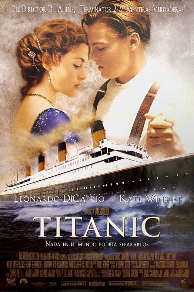 Titanic Original 1997 Spanish B1 Movie Poster