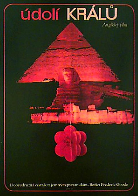 Valley of the Kings Original 1964 Czech A1 Movie Poster