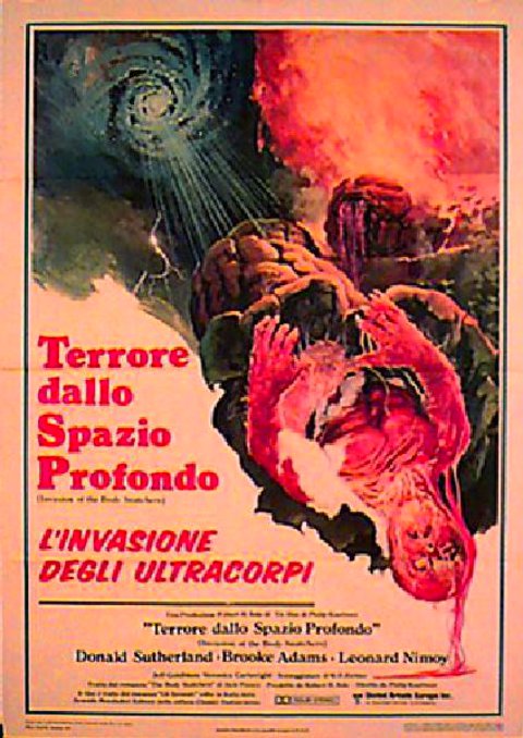 Invasion of the Body Snatchers Original 1979 Italian Due Foglio Movie Poster