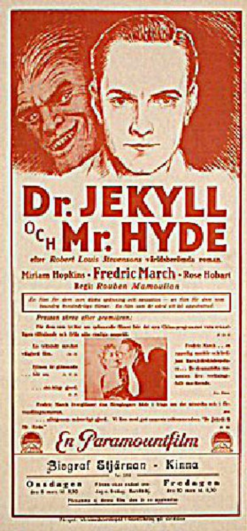 Dr. Jekyll and Mr. Hyde (1931) Original Movie Posters