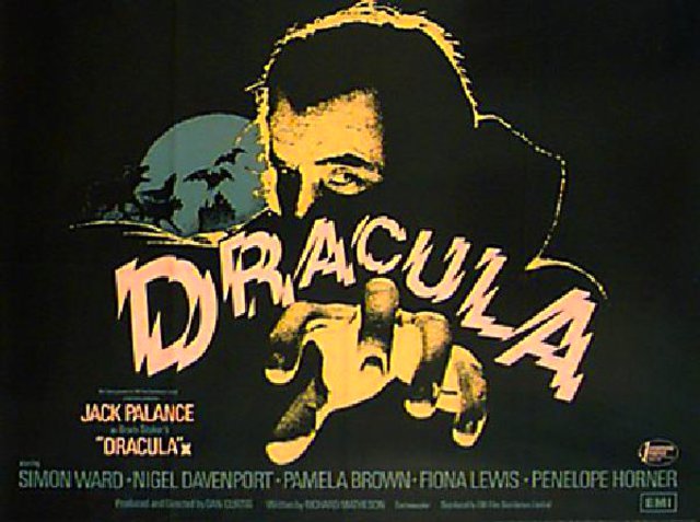 Dracula Original 1973 British Quad Movie Poster