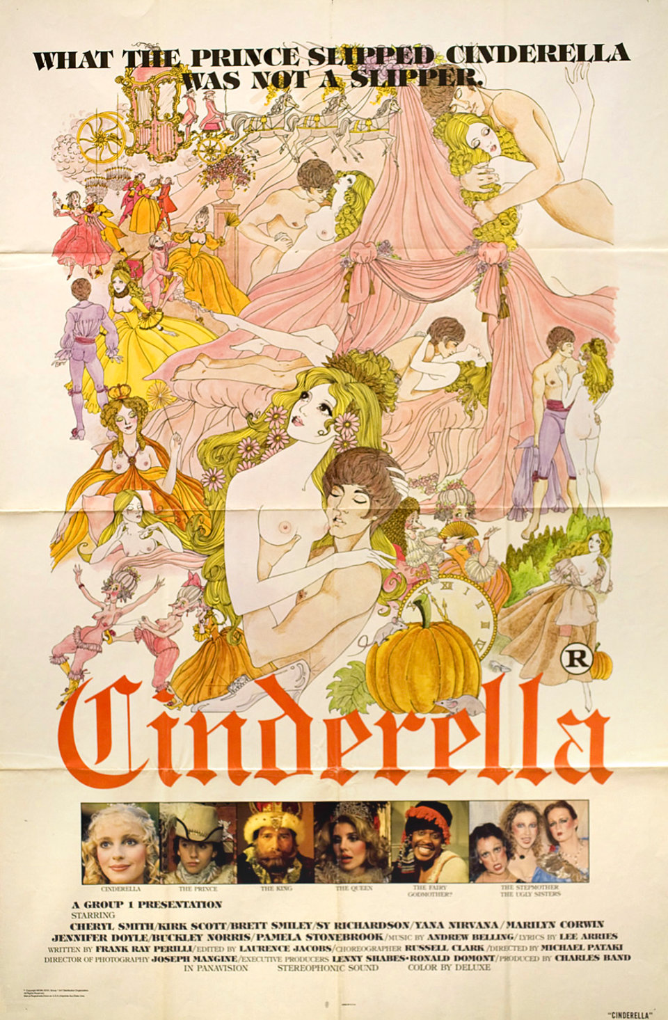 Cinderella Original 1977 U.S. One Sheet Movie Poster