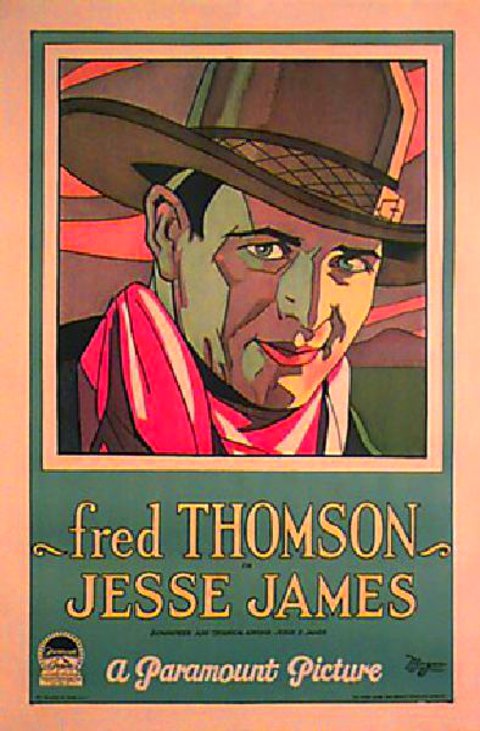Jesse James Original 1927 U.S. One Sheet Movie Poster