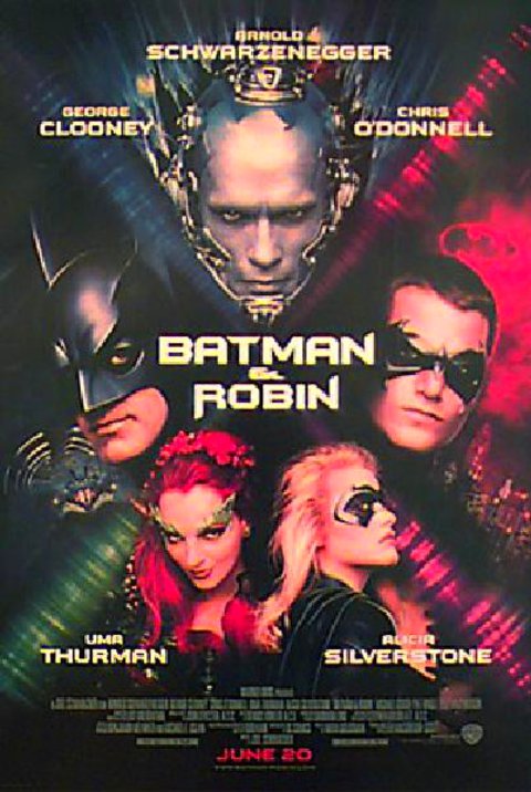 Batman & Robin Original 1997 U.S. One Sheet Movie Poster