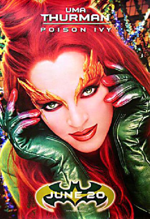 Batman & Robin Original 1997 U.S. Bus Shelter Movie Poster