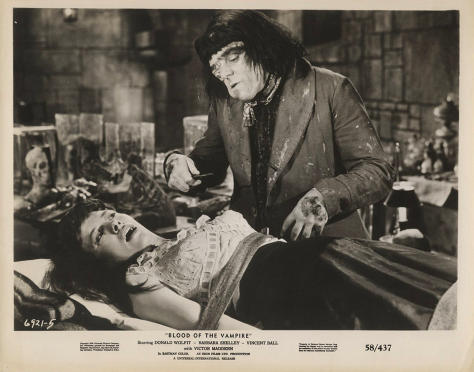 Blood of the Vampire Original 1958 U.S. Silver Gelatin Single-Weight Photo