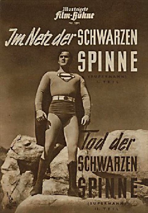 Superman Original 1948 German Movie Program