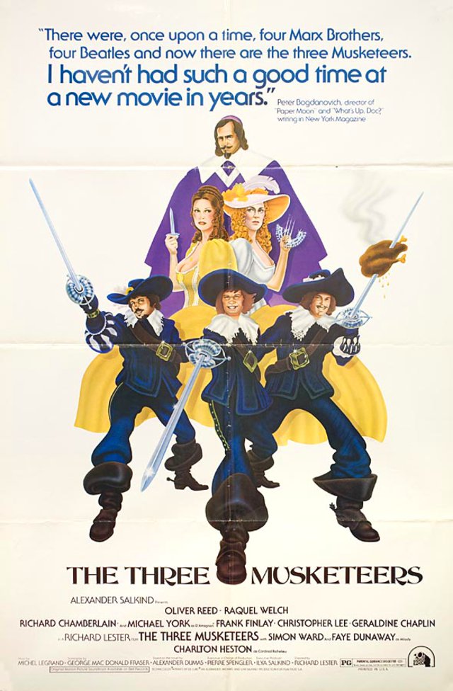 The Three Musketeers Original 1974 U.S. One Sheet Movie Poster
