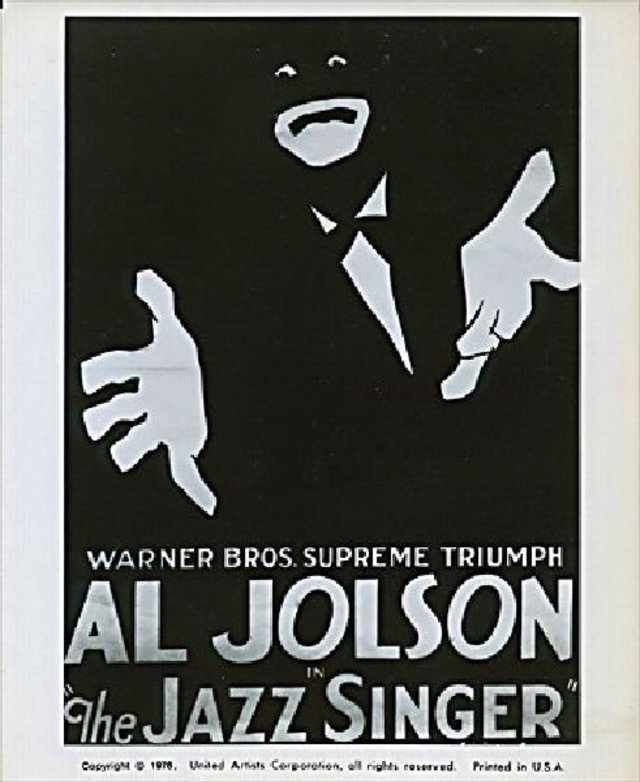 The Jazz Singer Original R1976 U.S. Silver Gelatin Single-Weight Photo