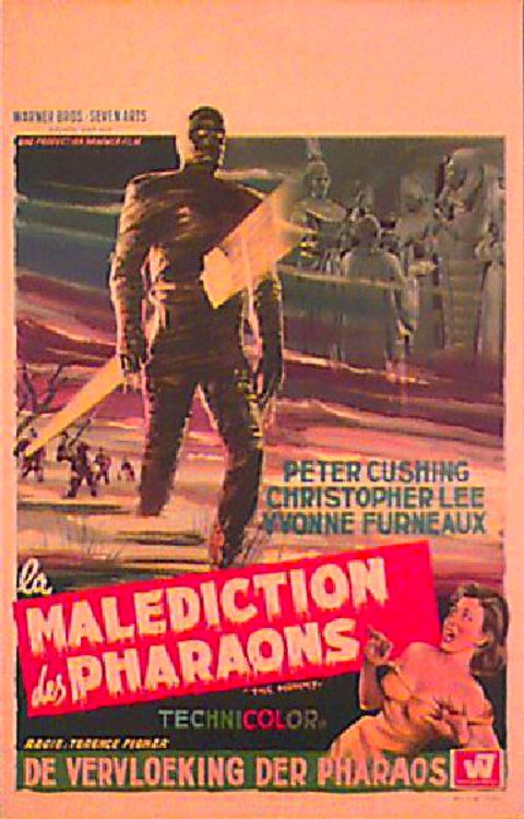 The Mummy Original 1959 Belgian Movie Poster