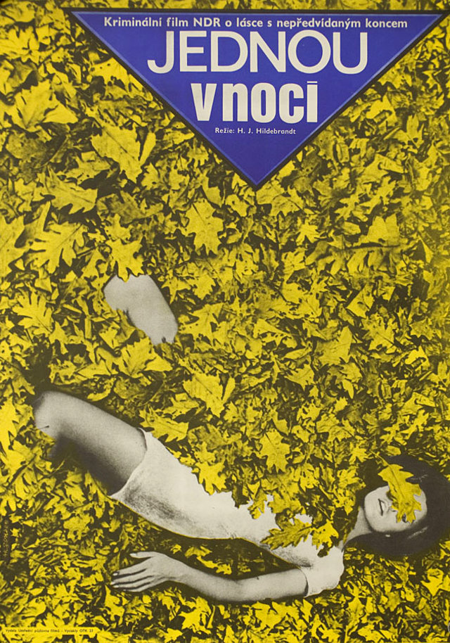 Polizeiruf 110: In der selben Nacht Original 1975 Czech A3 Poster