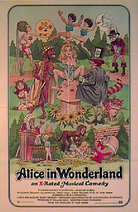 Alice in Wonderland: An X-Rated Musical Fantasy Original 1976 U.S. One Sheet Movie Poster