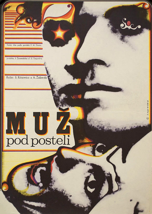 Maz pod lozkiem / Pavoncello / Story of Triumphant Love Original 1969 Czech A3 Movie Poster