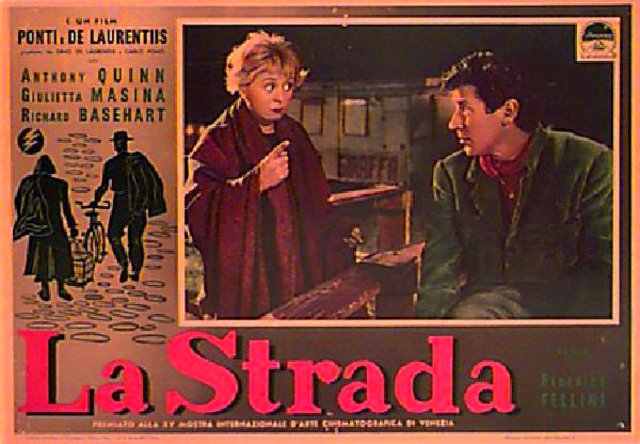 La Strada Original 1955 Italian Fotobusta Movie Poster