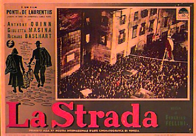 La Strada Original 1955 Italian Fotobusta Movie Poster