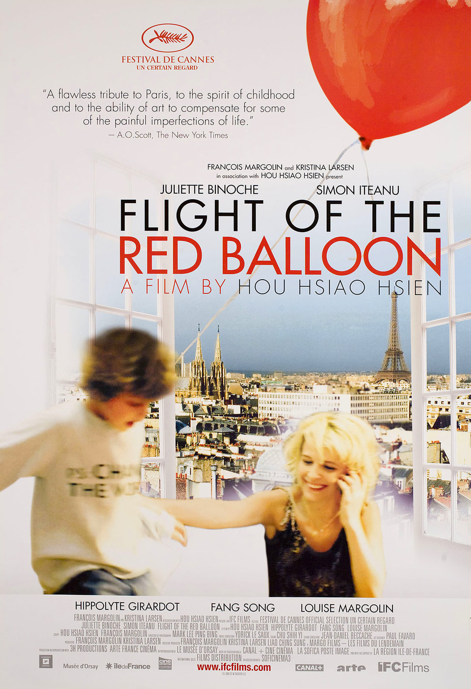 Flight of the Red Balloon Original 2007 U.S. One Sheet Movie Poster