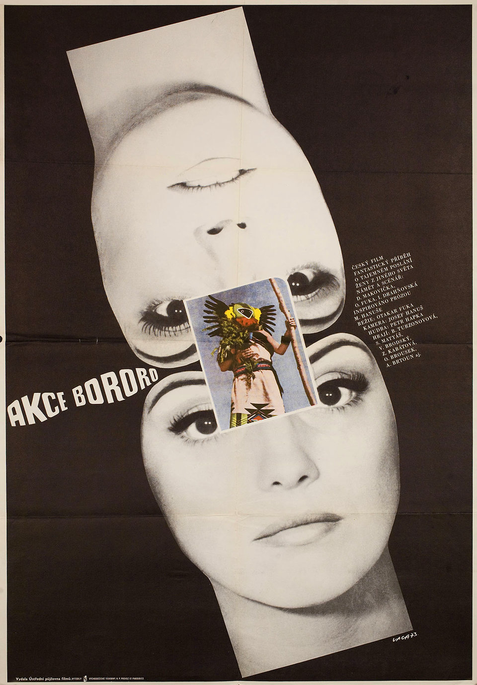 Operation Bororo Original 1973 Czech A1 Movie Poster