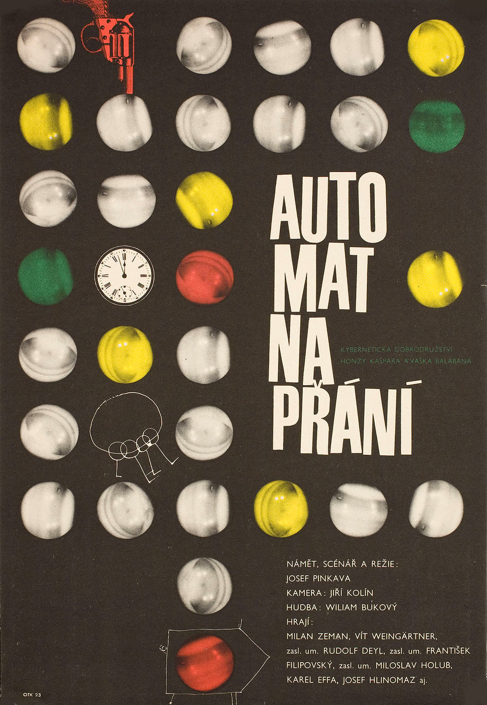 Wishing Machine Original 1968 Czech A3 Movie Poster
