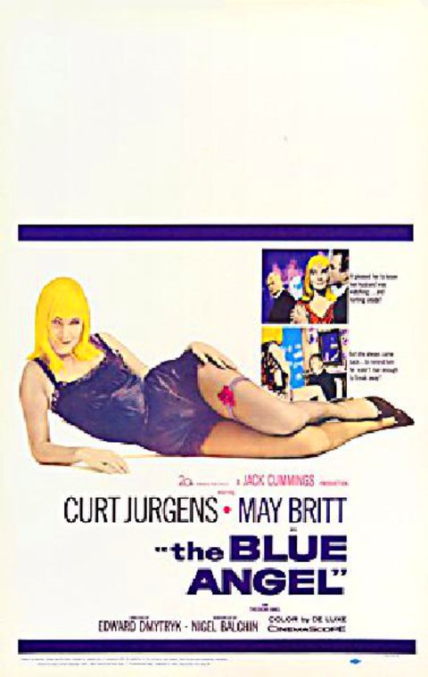 The Blue Angel Original 1959 U.S. Window Card Movie Poster