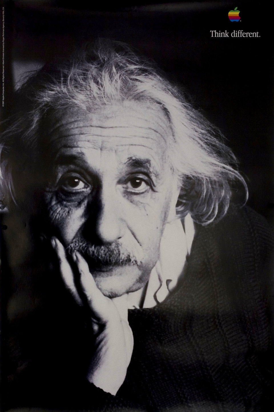 Apple: Think Different Original 1997 U.S. Poster